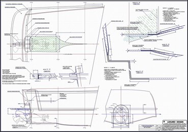 Sample of design detail (engine / drive installation)