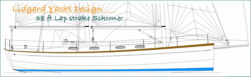 Schooner by Lidgard Yacht Design