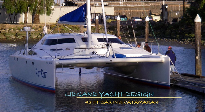 Catamaran 43 by Lidgard Yacht Design