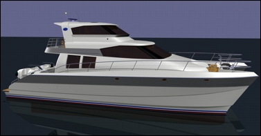 Lidgard multihull Design 56 ft power catamaran image