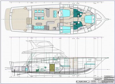 sports fishing boat enclosed flybridge layout sports fishing boat 